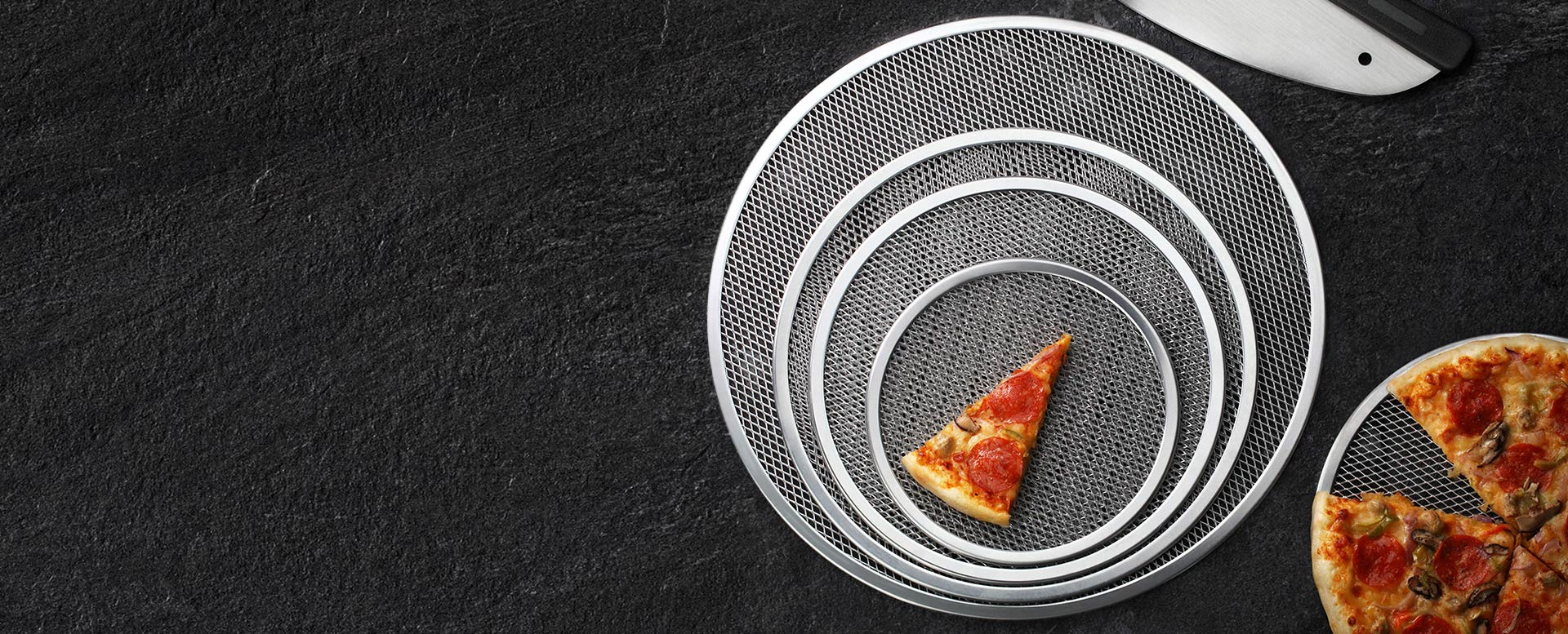 Aluminijski zasloni za pizzu